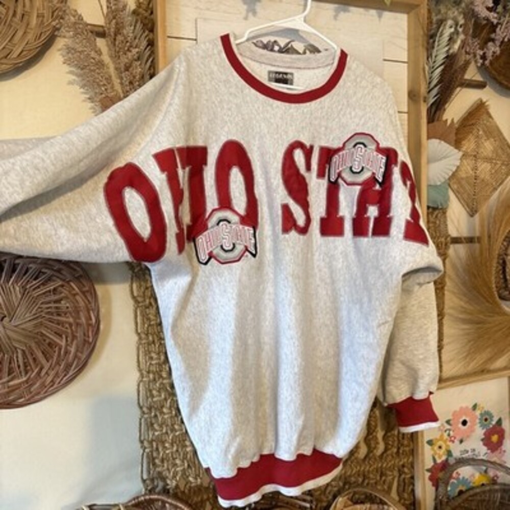 Vintage Legends Athletic Ohio State Buckeyes Spellout Sweatshirt XL